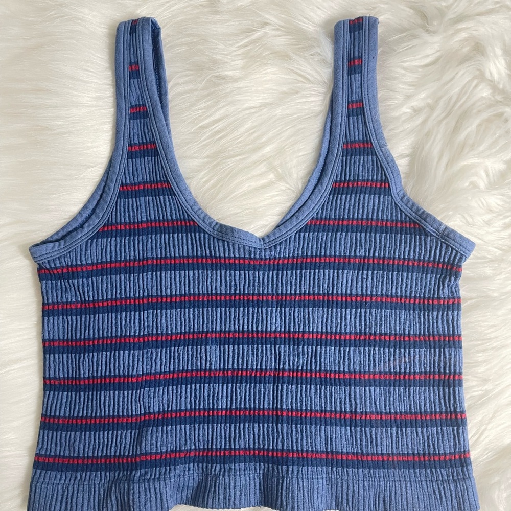 Out From Under Urban Outfitter’s Stripped Crop Top - Picture 3 of 4